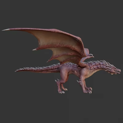 Modern Dragon Belt 3d model Modern Dragon Belt 3d model