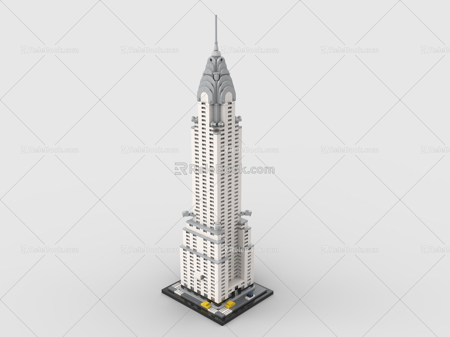 Lego LEGO Toys Building Block Chrysler Building Skyscraper High-rise Building Building Office Building 3d model