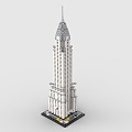 Lego LEGO Toys Building Block Chrysler Building Skyscraper High-rise Building Building Office Building 3d model