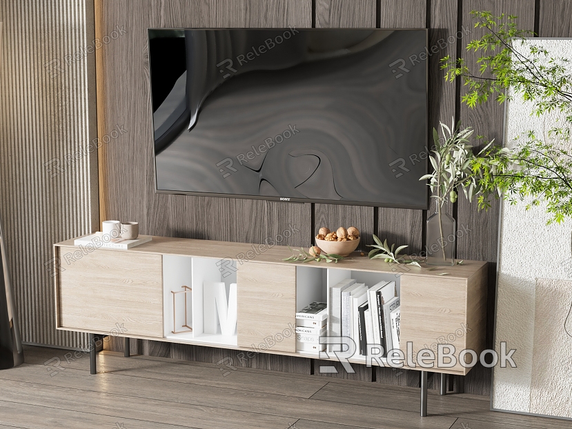 Nordic TV cabinet model