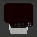 Multifunction Electronic Printer With Scanner Control Panel And Paper Tray For Document Output