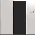 Modern Minimalist Hinged Doors In White And Black By Poliform For Interior Design
