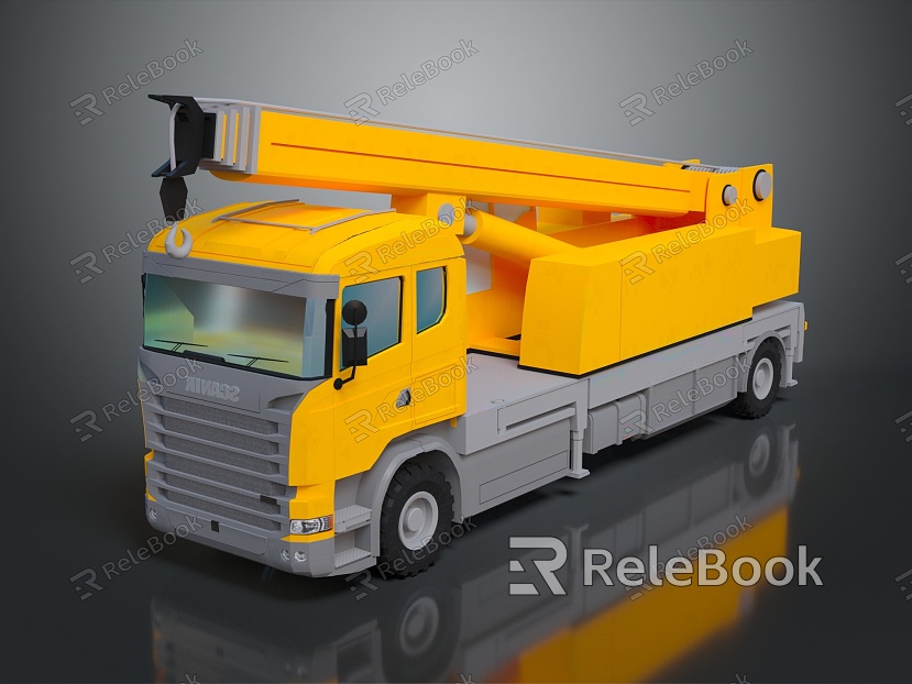 Modern toy car crane toy crane large crane tower crane model