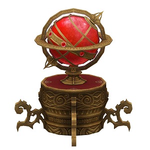 Demon-reducing treasure staff dragon elephant instrument double dragon play beads celestial machine umbrella magic weapon fairy cartoon fairy man 3d model