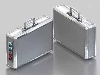 Metal Box Aviation Box Password Box Secret Security Box Cash Box 3d model