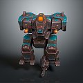 Mecha Warrior Mecha Soldier Machine Armor Mechanical Armor 3d model