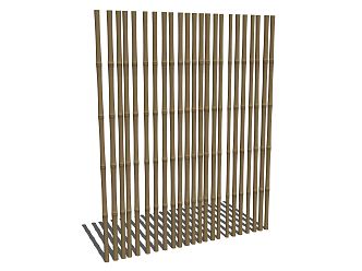 Modern bamboo 3d model