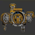 Bumblebee Transformers Robot Toy Sci-Fi Robot Figure 3d model