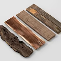 Natural Wooden Planks with Various Textures and Rustic Grains for Home Decor