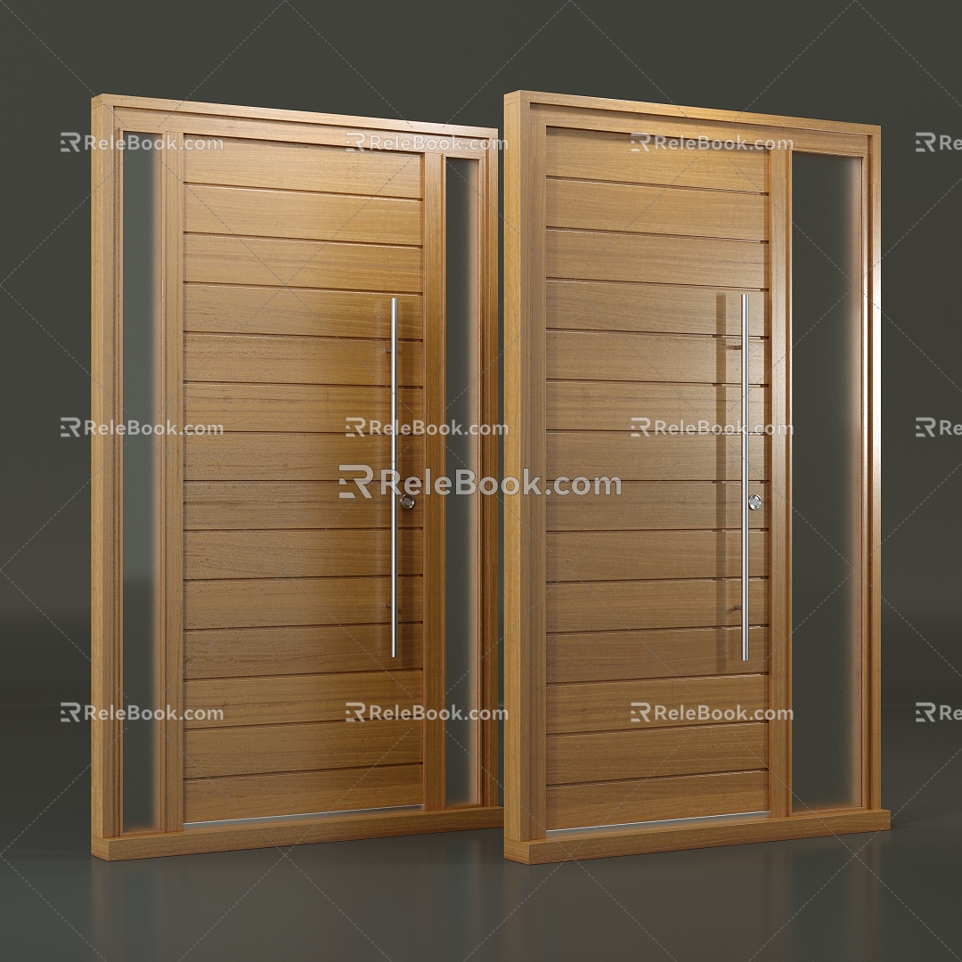 Door Bedroom Door Wooden Door 3d model