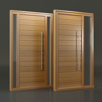 Door Bedroom Door Wooden Door 3d model