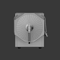 Industrial Equipment Control Panel With Adjustable Knob And Gray Structure