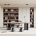 Modern study 3d model