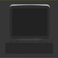 Modern Dual Screen Cash Register Terminal Device For Retail Use On Stand