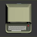 Classical computer antique computer antique PC old computer old computer old computer retro computer 3d model