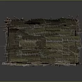 Primitive Hut Architectural Structure With Twig Frame And Thatch Covering Open Design