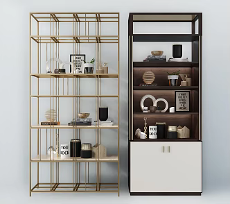 Modern Decorative Cabinet 3d model