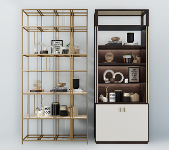 Modern Decorative Cabinet 3d model