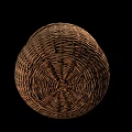 Handwoven Wicker Basket With Sturdy Handle For Everyday Household Storage Needs