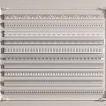 French line plaster line 3d model
