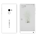 Xiaomi MI Smartphone Front and Back Design With Circular Camera Sleek Screen and Minimalist Wallpaper