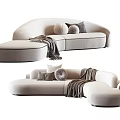 Modern Multiplayer Sofa Combination 3d model