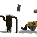 Functional Vehicles And Industrial Equipment 3d model