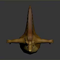Cartoon Crocodile Game Movie Character with Chubby Yellow Brown Body Open Arms Big Smile