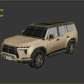 Beige SUV With Black Roof Modern Design And Off Road Style Alloy Wheels