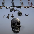 human skeleton suit bones human skeleton 3d model