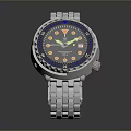 Stylish Stainless Steel Watch With Roman Colosseum Dial And Metal Band