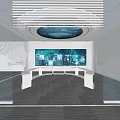 Technology Control Room 3d model