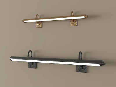 Modern Wall Lamps With Gold And Black Finish For Home Decoration 3d model