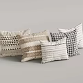 Decorative Pillows With Geometric Patterns And Neutral Color Schemes For Home Decor