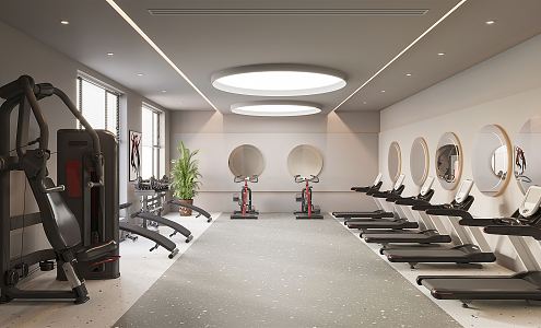 Modern Gym 3d model