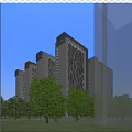 Modern Industrial Factory Building Exterior With High Rise Structure Large Glass Windows And Green Surroundings