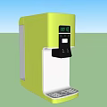 Green Water Dispensers as Modern Daily Appliances with Digital Display and Two Units