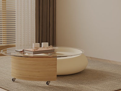 Modern coffee table model