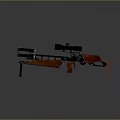 Crossbow Mechanical Crossbow Shift Bow and Arrow Shoot Far Equipment Weapons High-tech Crossbow 3d model