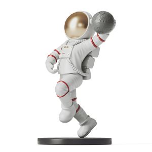 Modern Astronaut Large Ornaments 3d model