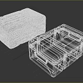 Green Military Style Durable Cases with Reinforced Edges and Secure Closures