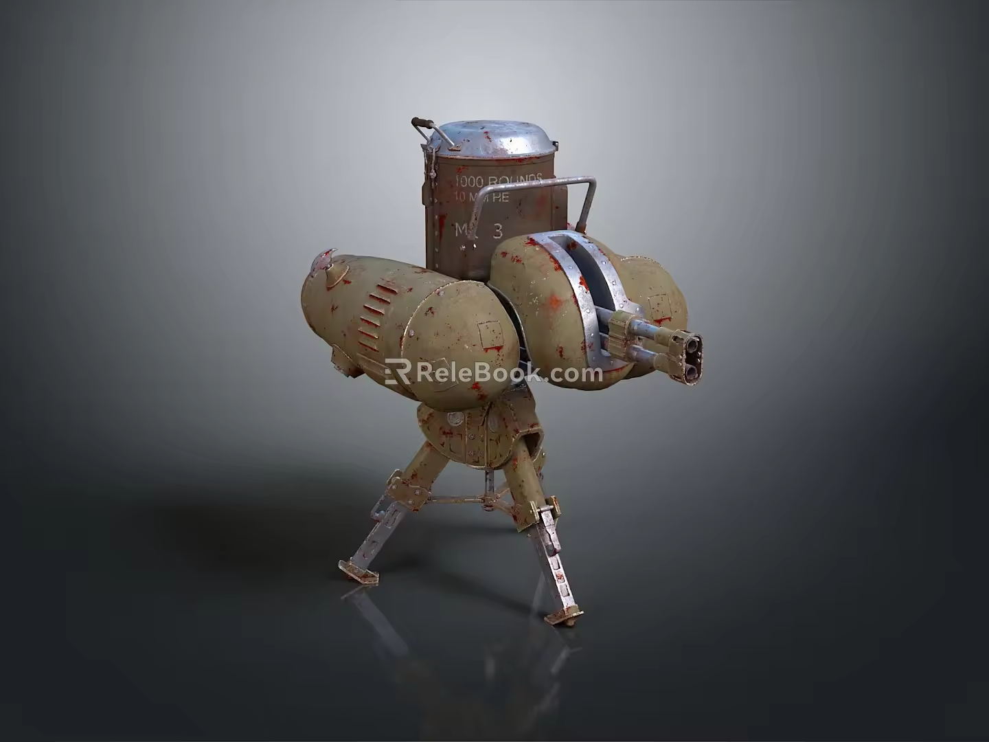 laser tower turret turntable sci-fi tower defense game tower defense sci-fi turret game turret game turret 3d model