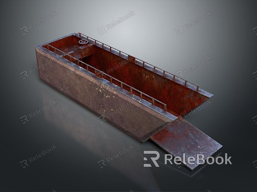 Industrial LOFT Landing Ship Landing Craft model