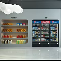 Modern Convenience Store 3d model