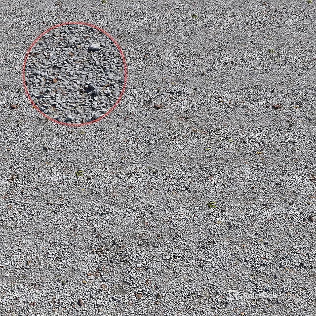 Gravel Construction Components For Road Pavement And Building Material Projects 3d model