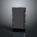 Sleek Modern PC Case With Metal Finish Cooling Vents And Stand Base