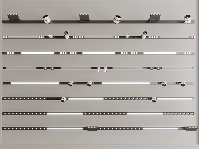 Stylish Downlights and Spotlights With Modern Designs And Multiple Sizes For Home Lighting Projects 3d model