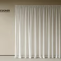 Designer White Curtains With Lightweight Fabric And Elegant Modern Drape