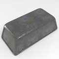 Gray Ornate Decorative Box With Golden Patterns And Carved Edges Texture Design