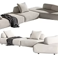 Modern Multiplayer Sofa 3d model